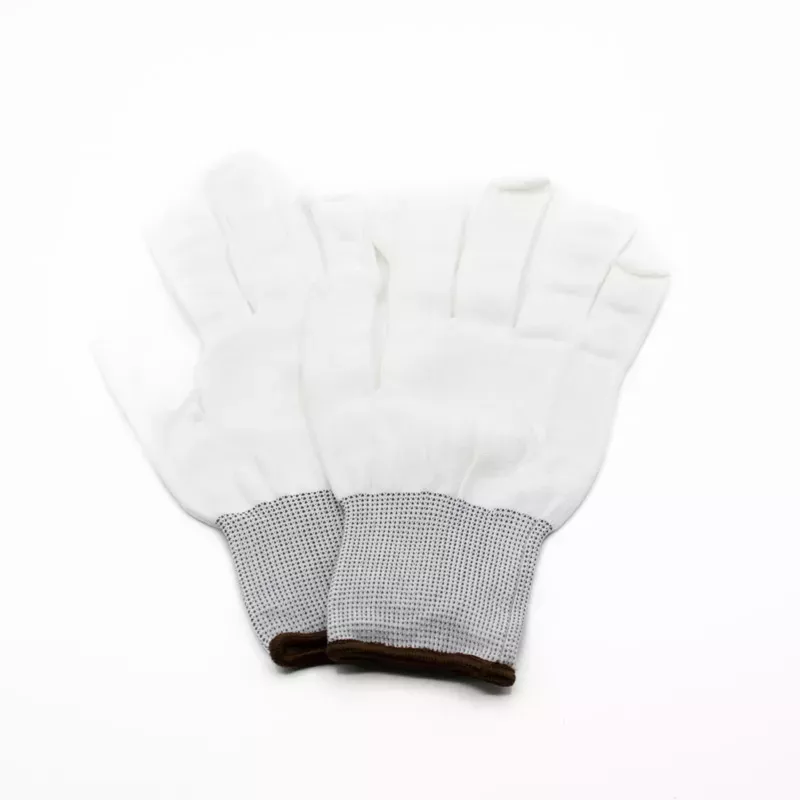 A -Paire de gants blanc en...