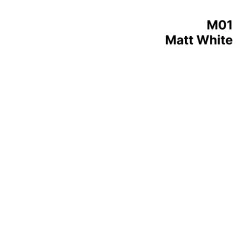 CWS blanc/noir Coulé Matt White Mat semi-permanent 5 ans