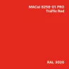 MC8200 couleurs Monomère Traffic Red mat Mat permanent 3 ans