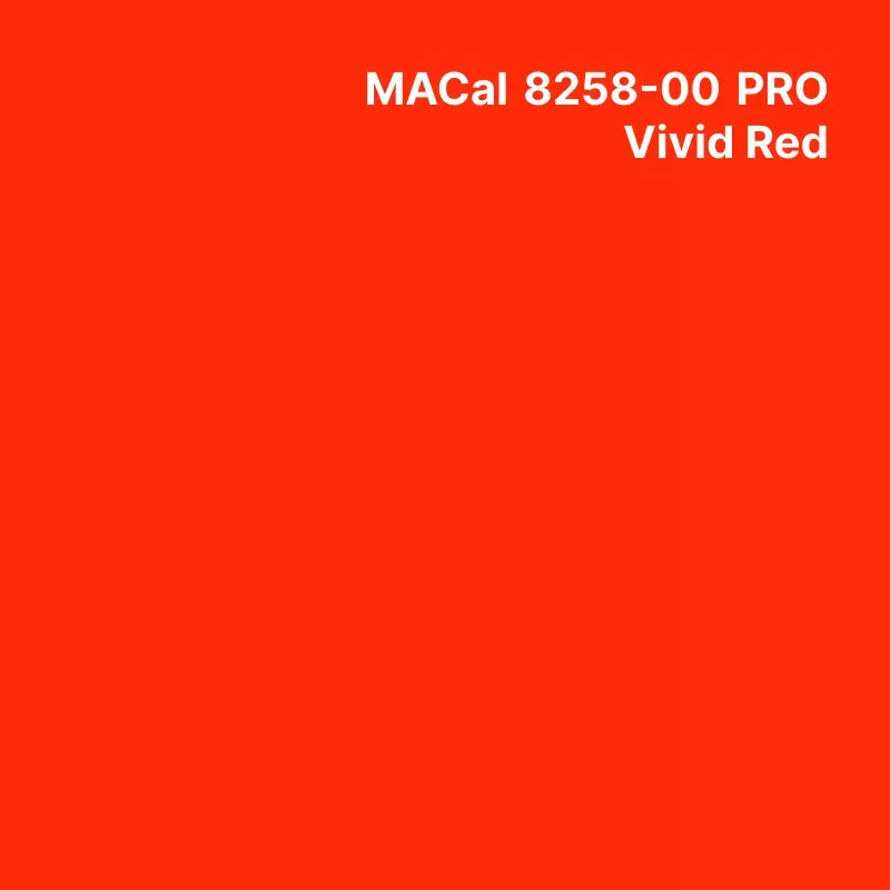 MC8200 couleurs Monomère vivid red mat Mat permanent 3 ans