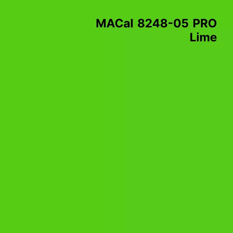 MC8200 couleurs Monomère Lime mat Mat permanent 3 ans
