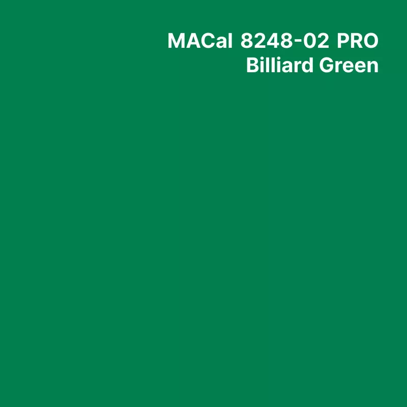 MC8200 couleurs Monomère Billiard Green Mat permanent 3 ans