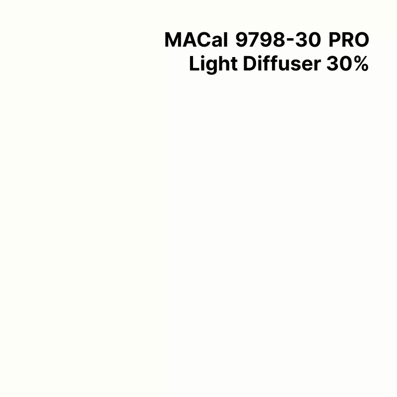 MC9700 30-60 pour cent Polymère light diffuser 30 pour cent Mat permanent 7 ans