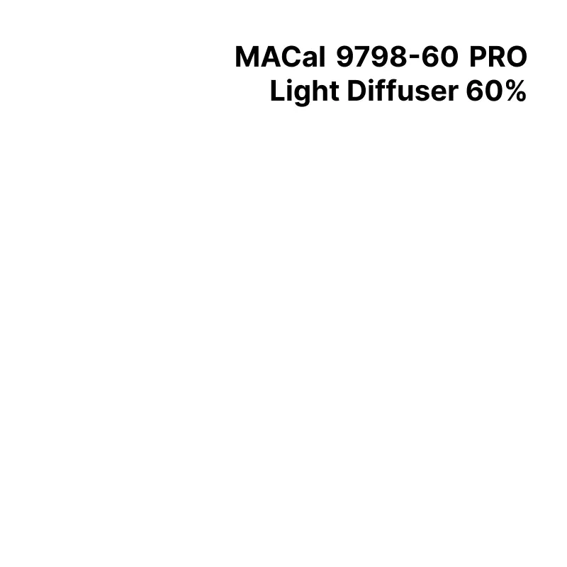 MC9700 30-60 pour cent Polymère light diffuser 60 pour cent Mat permanent 7 ans