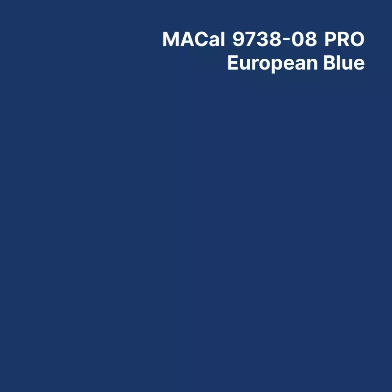 MC9700 couleurs Polymère European Blue Mat permanent 7 ans