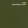 PCC-COULEURS Coulé Matte Military Green Mat enlevable/repositionnable 10 ans