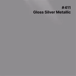 PCC-Metallic/Alu Coulé Gloss Silver Metallic Brillant semi-permanent 10 ans