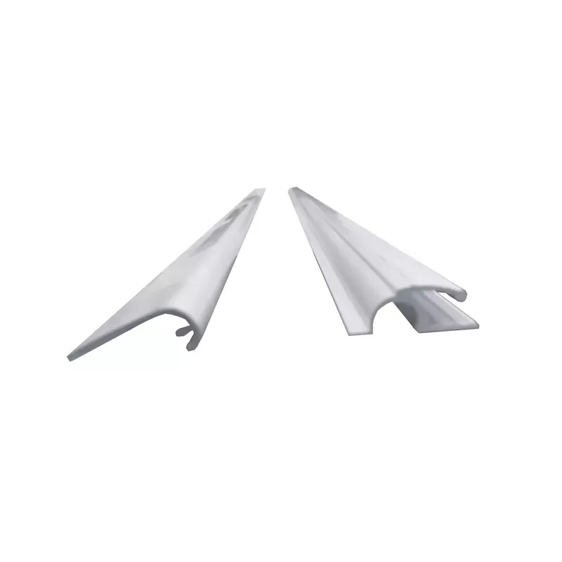 Profil pinçant aluminium anodisé - Lot de 10 barres de 3000mm