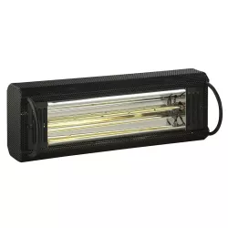 Lampe infrarouge 2000W - noir- 1,5kg - fil 1,90m - 42,5X15X21cm