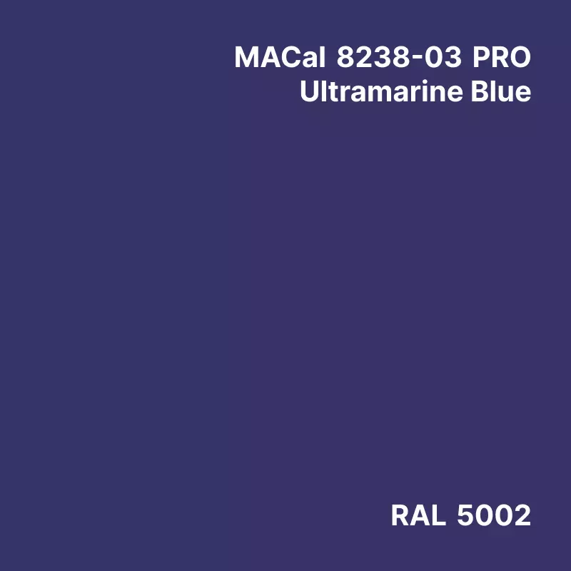 MC8200 couleurs Monomère ultramarine blue mat Mat permanent 3 ans