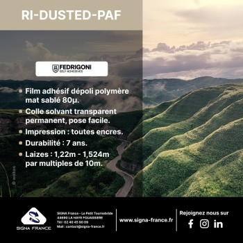 DECOUVREZ LE FILM DEPOLI : RI-DUSTED-PAF de FEDRIGONI