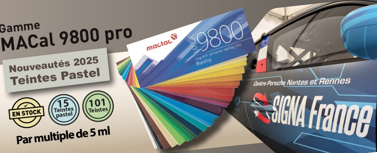 NOUVELLES TEINTES MACal 9800 Pro de chez Mactac