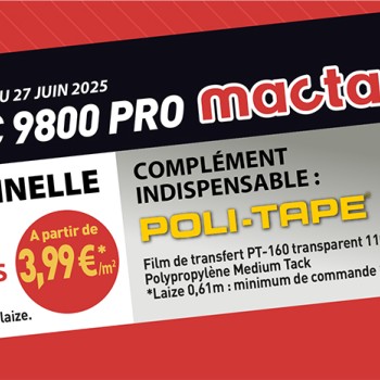  LA PROMO MACal 9800 PRO Noir & Blanc + POLI-TAPE ⚫️⚪️