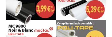 2e SEMAINE DE PROMO MACTAC 9800 PRO Noir & Blanc et POLI-TAPE