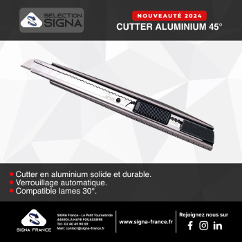 Cutter Aluminium 45° de la Sélection Signa 