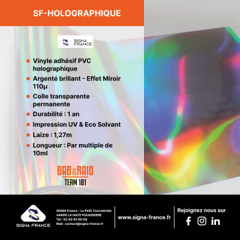 Vinyle adhésif SF-HOLOGRAPHIQUE !