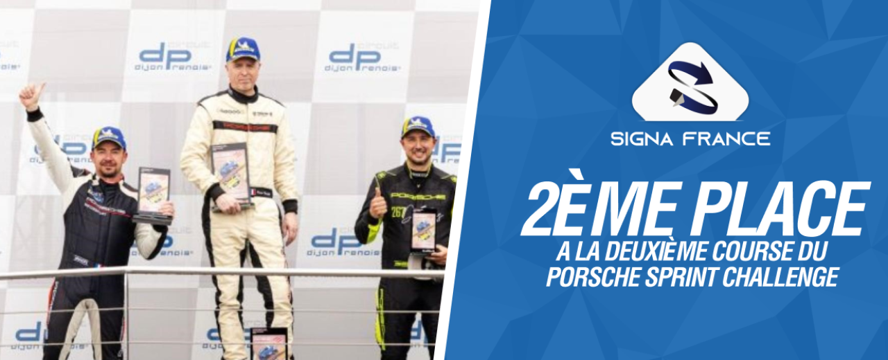 Résultats de la 2ème manche Porsche Sprint Challenge France à Dijon-Prenois ! 