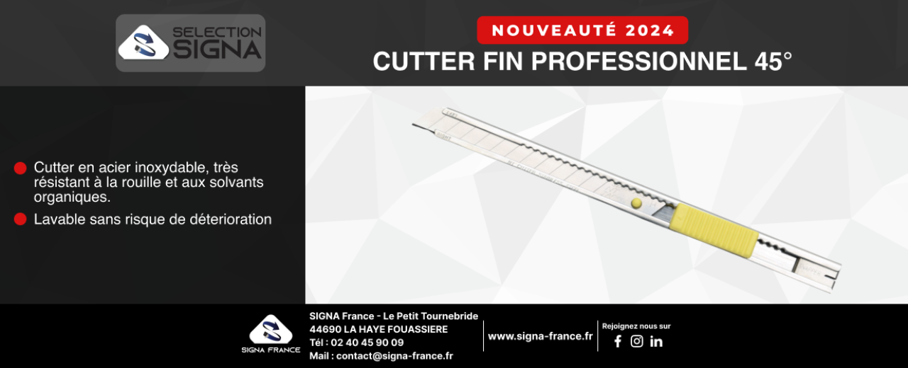 Cutter Fin Professionnel 45° : Précision et Résistance